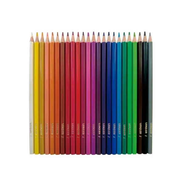 Lápis de Cor Sextavado 24 Cores- Leo e Leo - Imagem 2