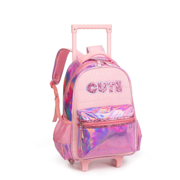 Kit Mochila de Rodinhas/Lancheira/Estojo Cute- Nova Rio - Imagem 3