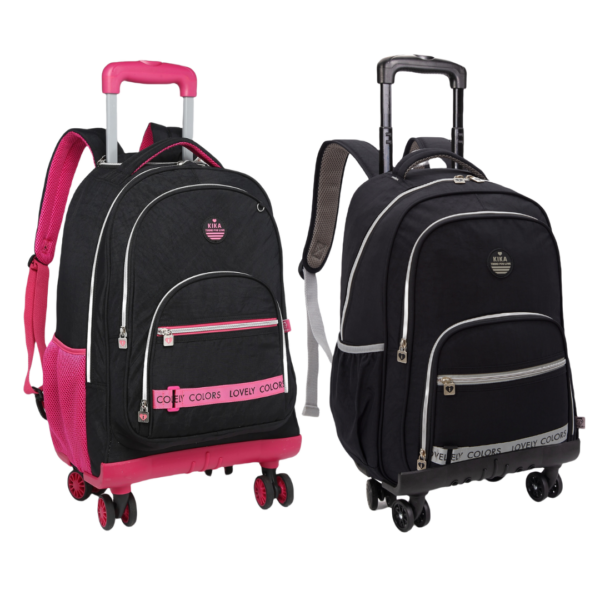 Mochila de Rodinhas 360° KK2579 Cores- Kika