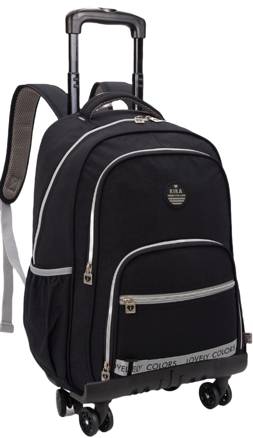 Mochila de Rodinhas 360° KK2579 Cores- Kika