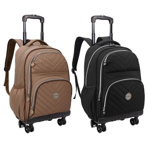 Mochila de Rodinhas 360° KK2584 Cores- Kika