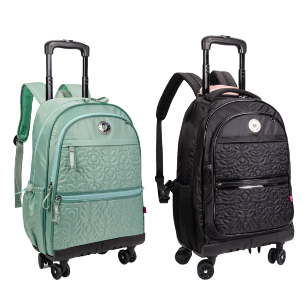 Mochila de Rodinhas 360° KK2584 Cores- Kika