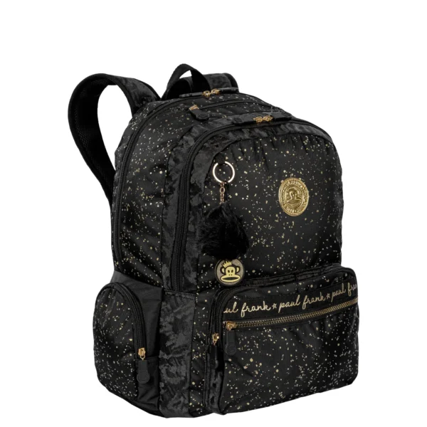 Mochila de Costas Paul Frank Style Preta- Sestini - Imagem 2