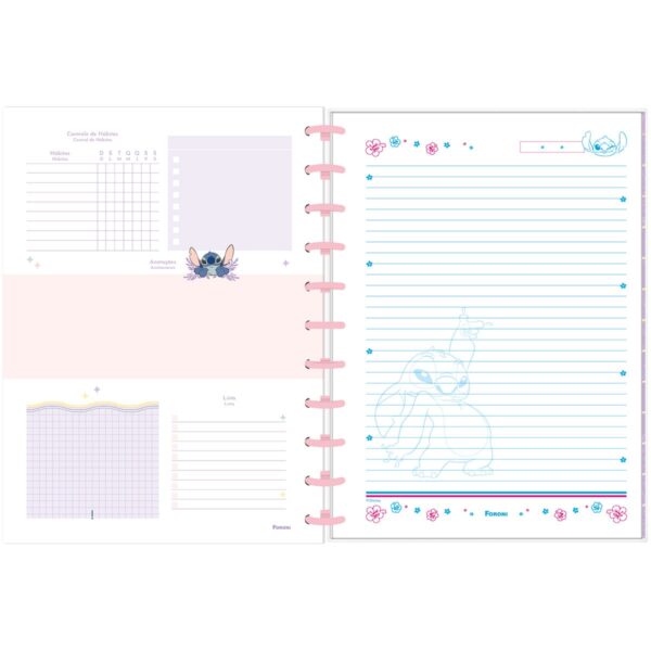 Caderno de Disco Discbook Stitch- Foroni - Imagem 4
