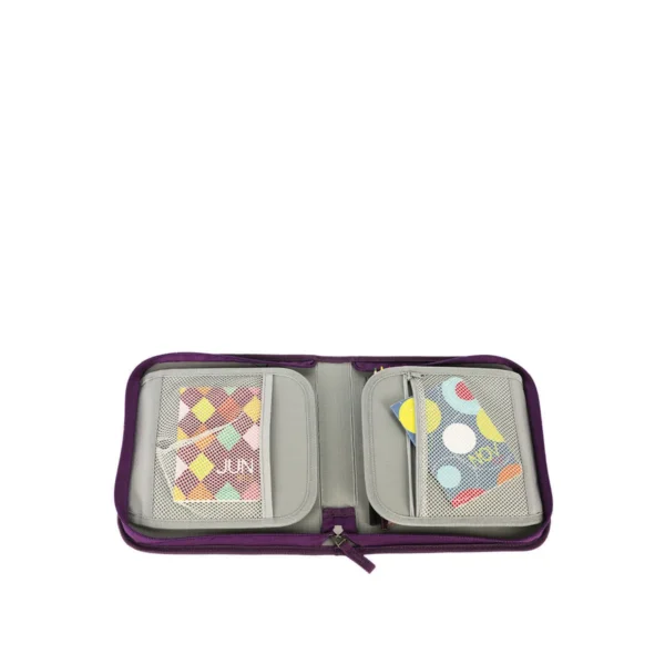 Estojo Artístico Crinkle Roxo Cintilante- Sestini - Imagem 2