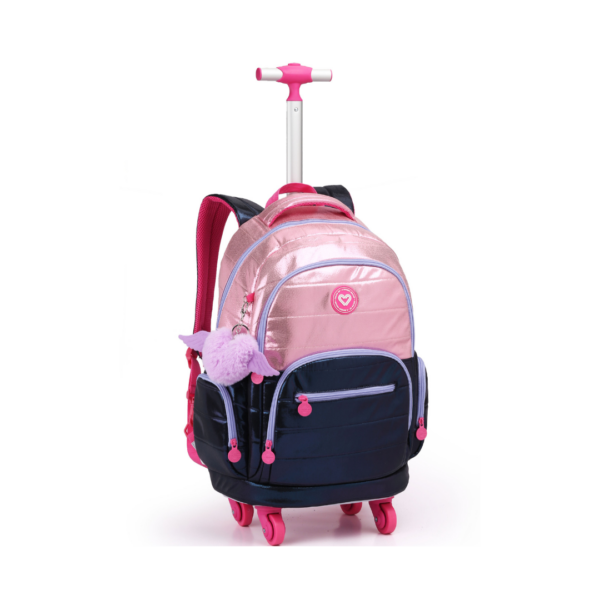 Mochila de Rodinhas Grande Color UP Holográfica Cores- Seanite - Imagem 2
