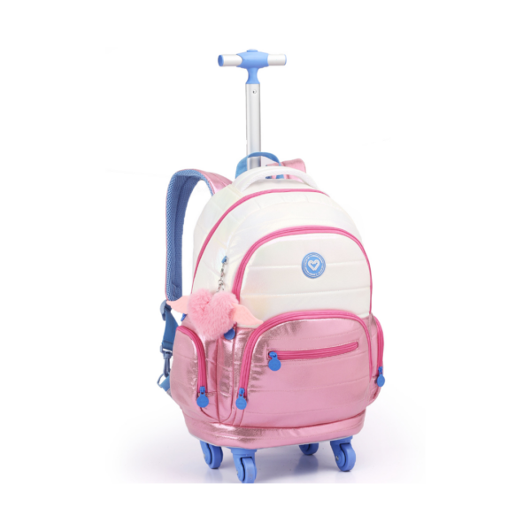 Mochila de Rodinhas Grande Color UP Holográfica Cores- Seanite - Imagem 3