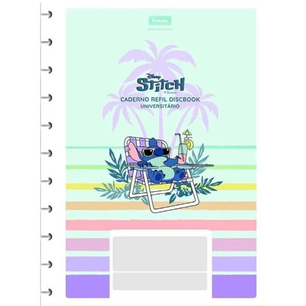 Refil de Folhas Discbook Stitch 80fls- Foroni