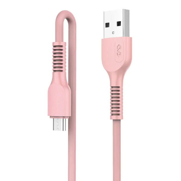Cabo de Carregador USB-C 2,0mt Rosa- Letron