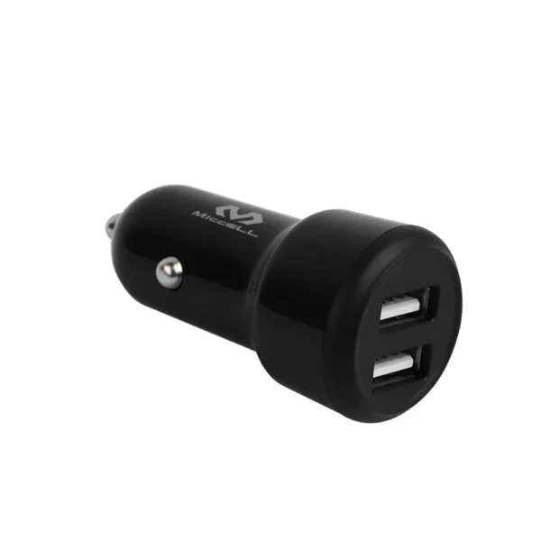 Carregador de Carro 2 Entradas USB Preto- Letron