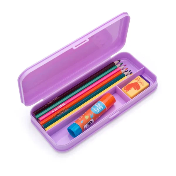 Estojo de Plástico com Divisória Pastel Cores- Leo&Leo - Imagem 8