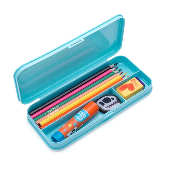 Estojo de Plástico com Divisória Pastel Cores- Leo&Leo - Imagem 9