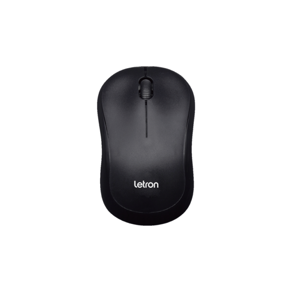 Mouse Sem Fio Black Square c/ 3 Botões 800DPI- Letron