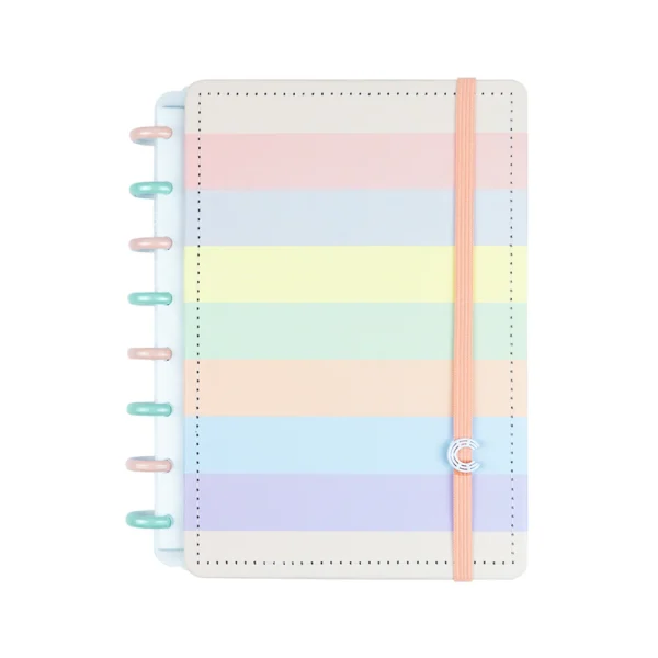 Caderno Inteligente A5 Arco-Íris Pastel- Caderno Inteligente
