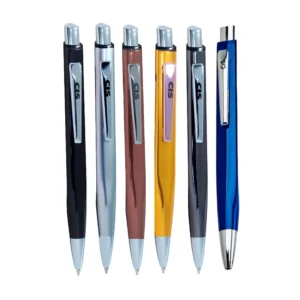 Caneta Esferográfica Retrátil Metal 1,0mm Tinta Azul Modelo 03- CIS