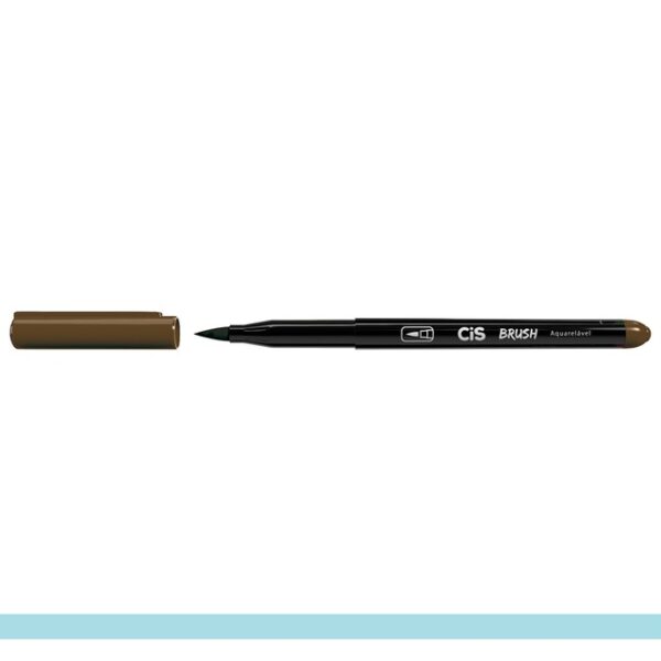 Caneta Brush Marrom- CIS