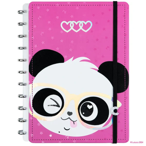 Caderno Inteligente Panda Luluca Grande- Caderno Inteligente