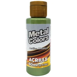 Tinta Acrílica Metálica Verde Oliva 60ml- Acrilex