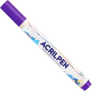 Caneta para Tecido Acrilpen Violeta- Acrilex