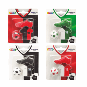 Borracha Futebol 3x1 Cores- Acrilex