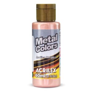 Tinta Acrílica Metálica Rose Gold 60ml- Acrilex