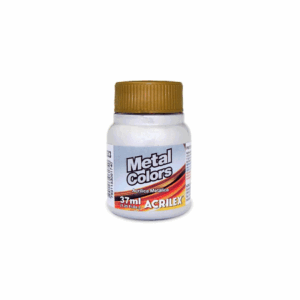 Tinta Acrílica Metálica 37ml Prata- Acrilex