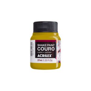 Tinta Shake Paint Couro 37ml Amarelo Ouro- Acrilex