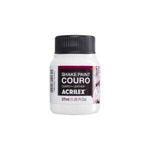 Tinta Shake Paint Couro 37ml Branco- Acrilex