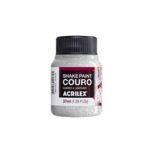 Tinta Shake Paint Couro 37ml Prata- Acrilex