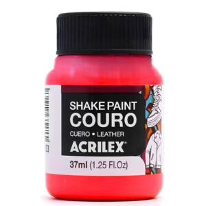 Tinta Shake Paint Couro 37ml Vermelho- Acrilex