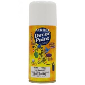 Spray de Tinta Decor Paint 150ml Branco- Acrilex