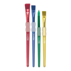 Kit de Pincel Ergonômico 4 Unidades Fun- Tilibra
