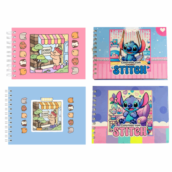 Livro de Colorir Bobbie Goods / Stitch Capa Dura- LBL