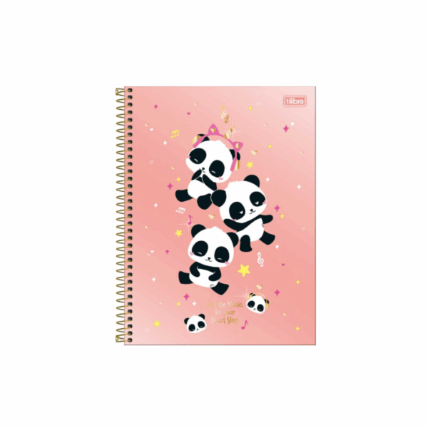 Caderneta Espiral 1/8 Lovely Friend 80fls- Tilibra - Imagem 5