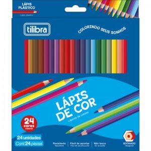 Lápis de Cor 24 Cores Resinado- Tilibra