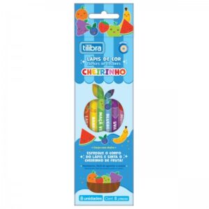 Lápis de Cor com Cheirinho 8 Cores- Tilibra
