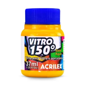 Tinta para Vidro- Vitro 150° Amarelo 37ml Acrilex