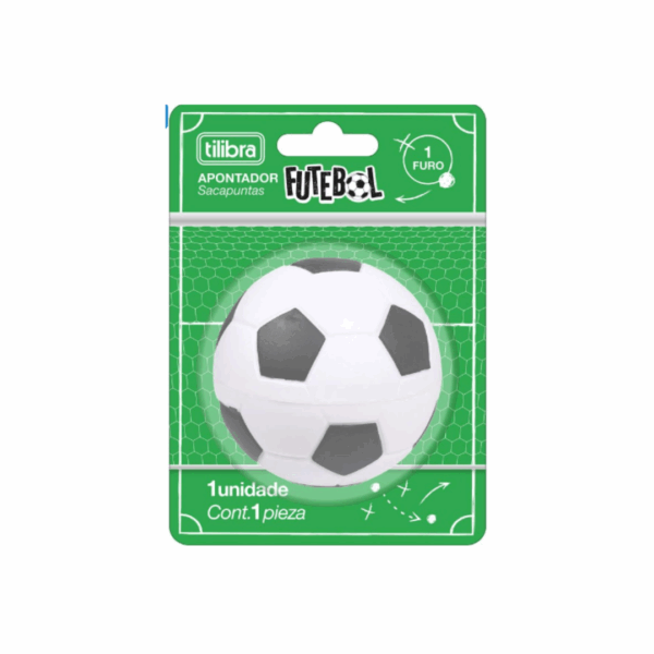 Apontador com Depósito 1 Furo Futebol- Tilibra - Imagem 2