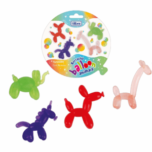 Kit de Borracha Balloon Animais 4 Unidades- Tilibra