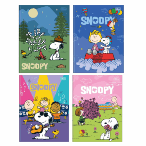 Caderno Brochura Capa Dura Pautado Snoopy 80fls- Tilibra
