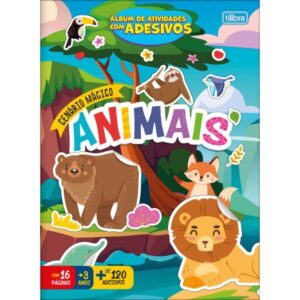 Livro de Atividades: Cenário Mágico Animais- Tilibra