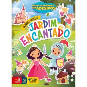 Livro de Atividades: Cenário Mágico Jardim Encantado- Tilibra