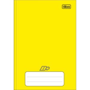 Caderno Brochura Pautado Universitário D+ Amarelo 48fls- Tilibra