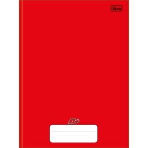 Caderno Brochura Pautado Universitário D+ Vermelho 48fls- Tilibra