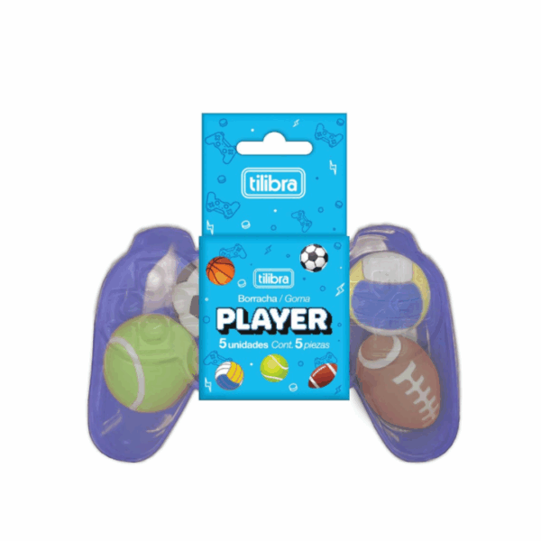 Kit Borracha Player 5 Unidades- Tilibra - Imagem 2