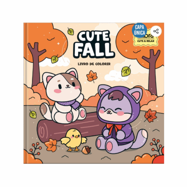 Livro de Colorir: Cute Fall 46fls 120g- Tilibra