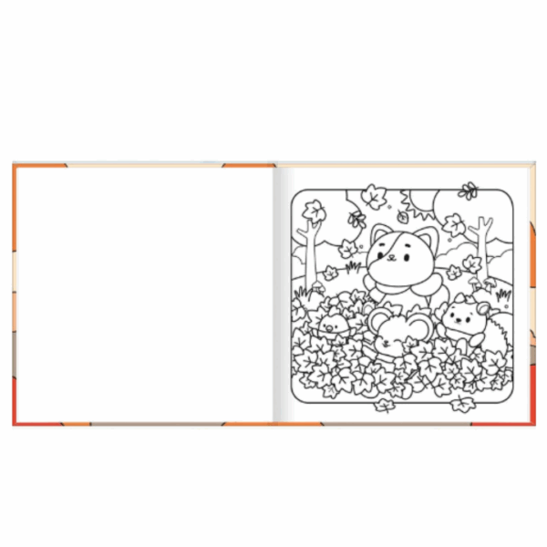 Livro de Colorir: Cute Fall 46fls 120g- Tilibra - Imagem 4