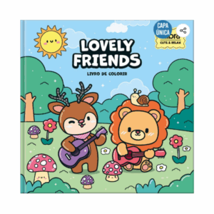 Livro de Colorir: Lovely Friends 46fls 120g- Tilibra