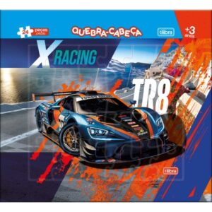 Quebra Cabeça X-Racing 24 Peças- Tilibra