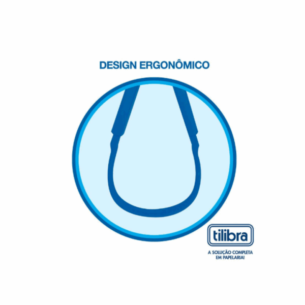 Tesoura Escolar com Alça Adapt 13cm- Tilibra - Imagem 2
